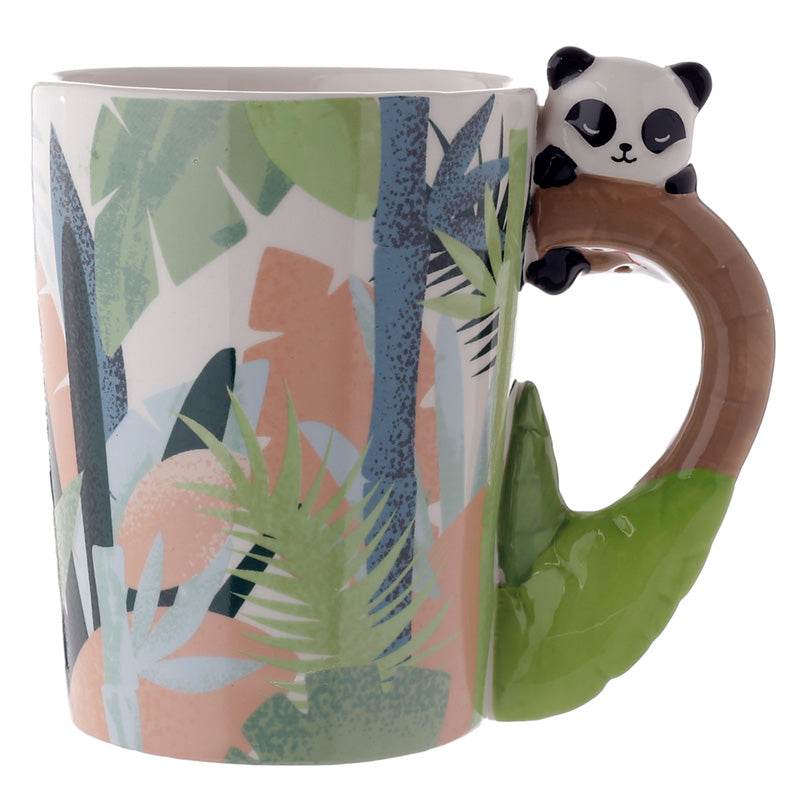 Pandarama Panda Ceramic Shaped Handle Mug - Gift Arch