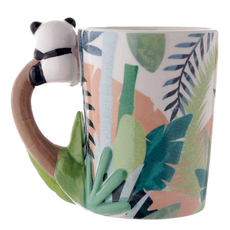 Pandarama Panda Ceramic Shaped Handle Mug - Gift Arch