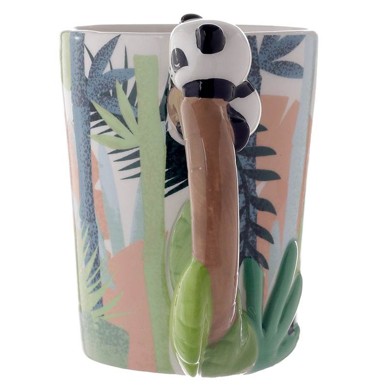 Pandarama Panda Ceramic Shaped Handle Mug - Gift Arch