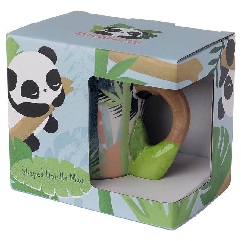 Pandarama Panda Ceramic Shaped Handle Mug - Gift Arch
