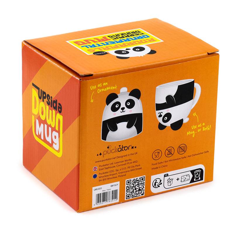 Pandarama Upside Down Ceramic Shaped Mug - Gift Arch