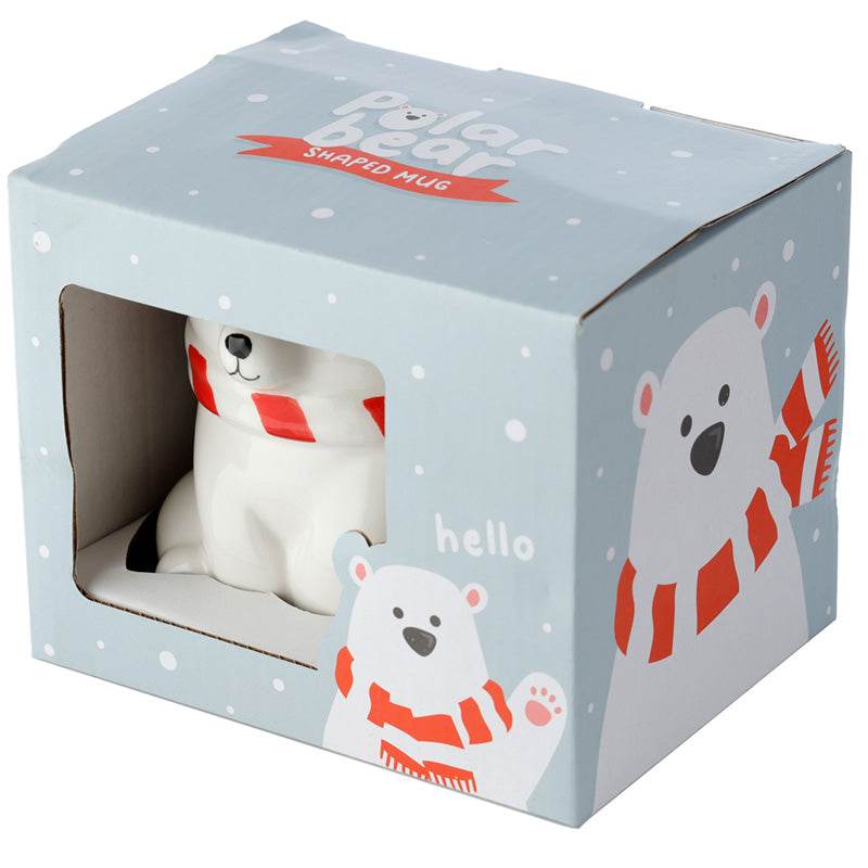 Polar Bear Ceramic Shaped Mug - Gift Arch