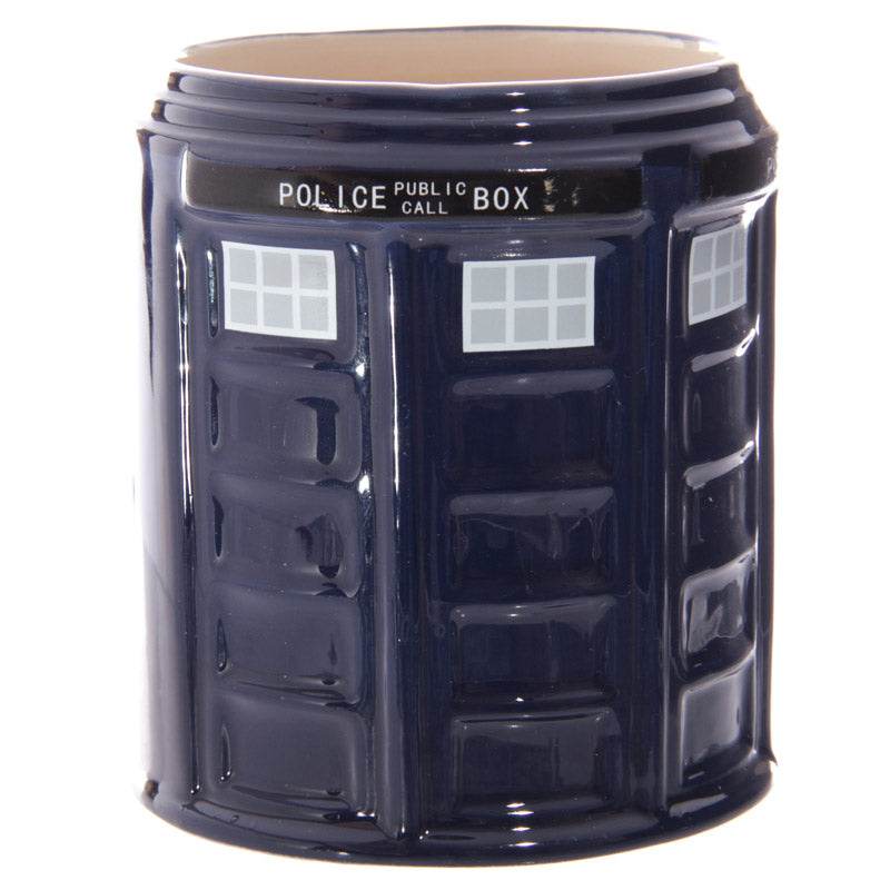 Round Police Box Ceramic Shaped Mug - Gift Arch
