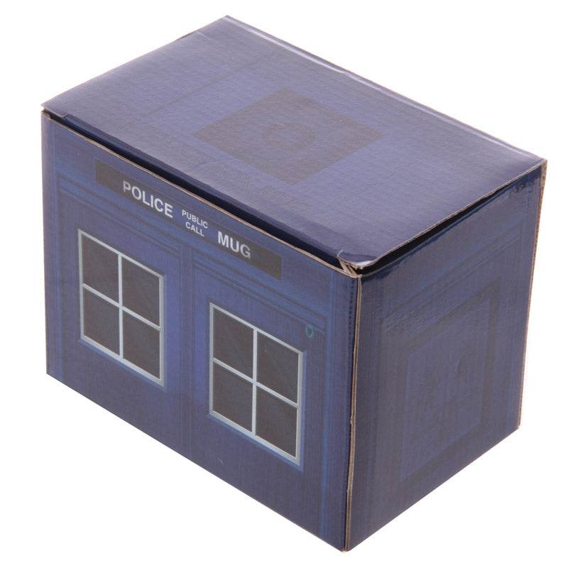 Round Police Box Ceramic Shaped Mug - Gift Arch