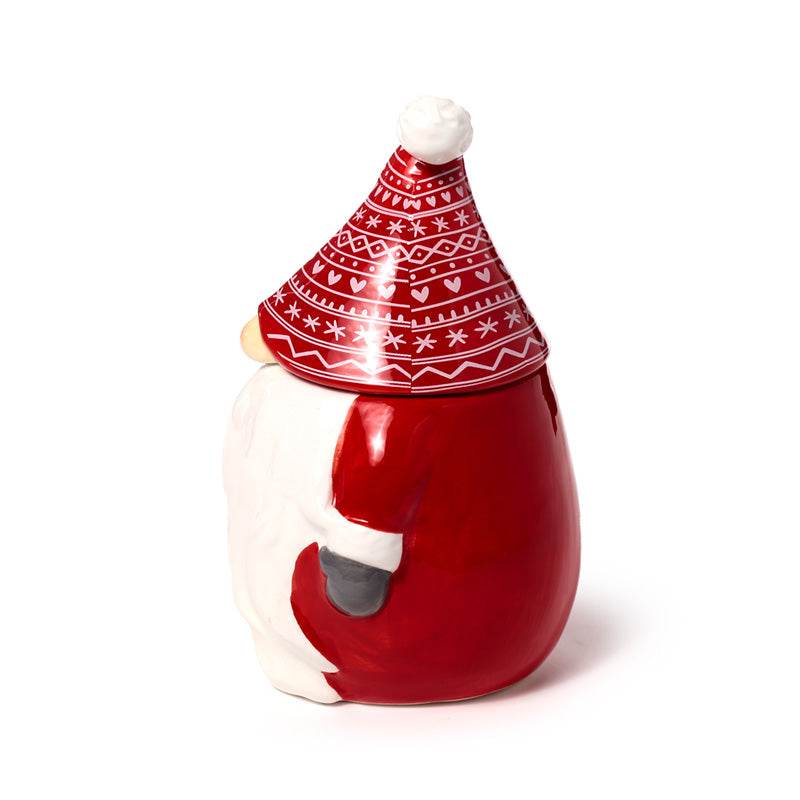 Scandi Christmas Gonk Ceramic Lidded Mug - Gift Arch