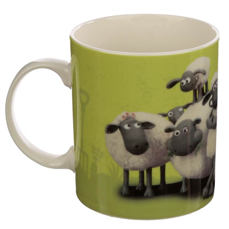 Shaun the Sheep Porcelain Mug Green - Gift Arch