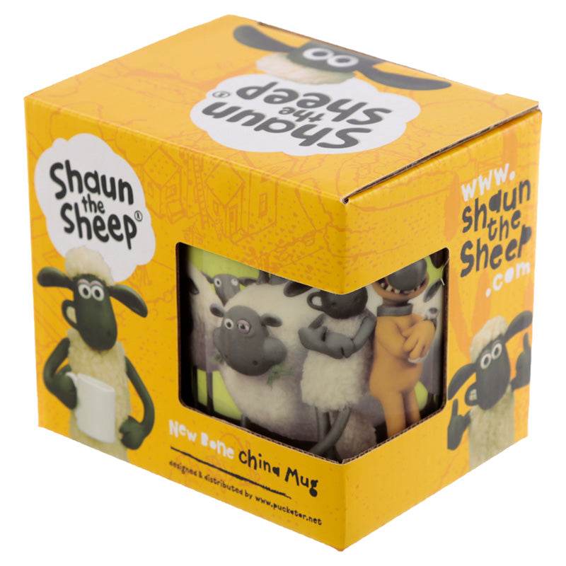 Shaun the Sheep Porcelain Mug Green - Gift Arch
