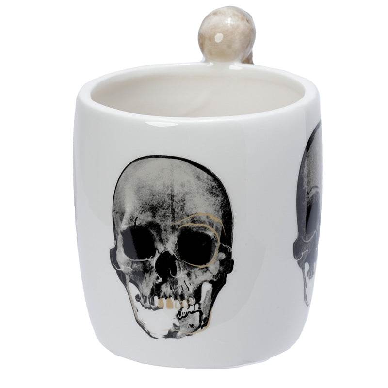 Skeleton Ceramic Shaped Handle Mug - Gift Arch