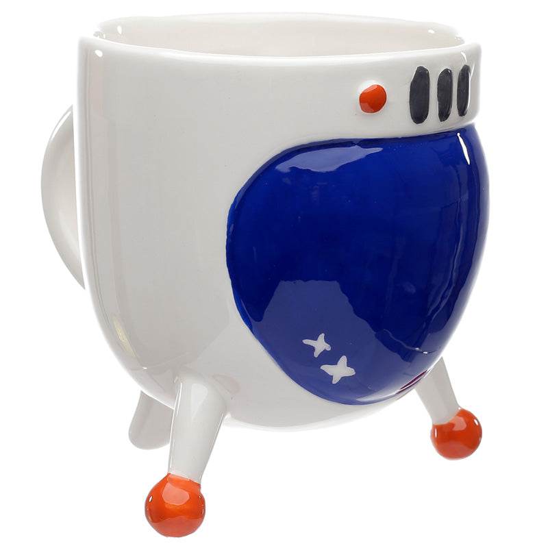 Space Cadet Astronaut Spaceman Helmet Upside Down Ceramic Shaped Mug - Gift Arch