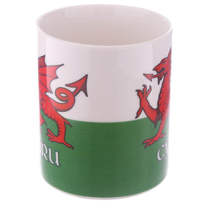 Welsh Dragon Wales (Cymru) Souvenir Porcelain Mug - Gift Arch