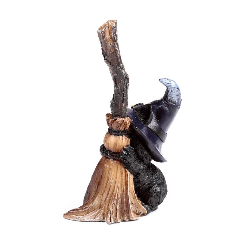 Witches Black Cat with Broomstick - Gift Arch
