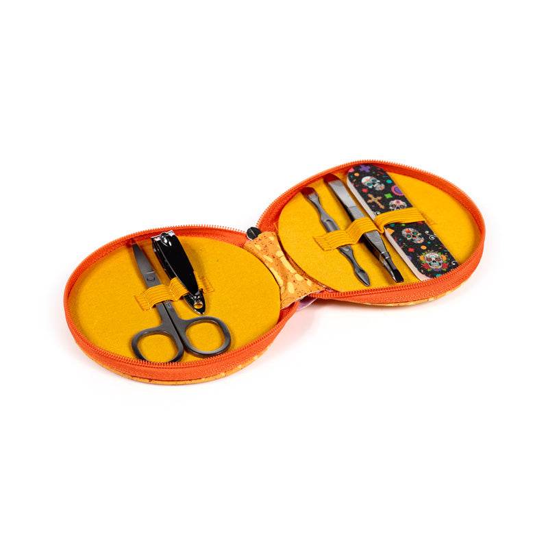 Day of the Dead 5 Piece Round Manicure Set - Gift Arch