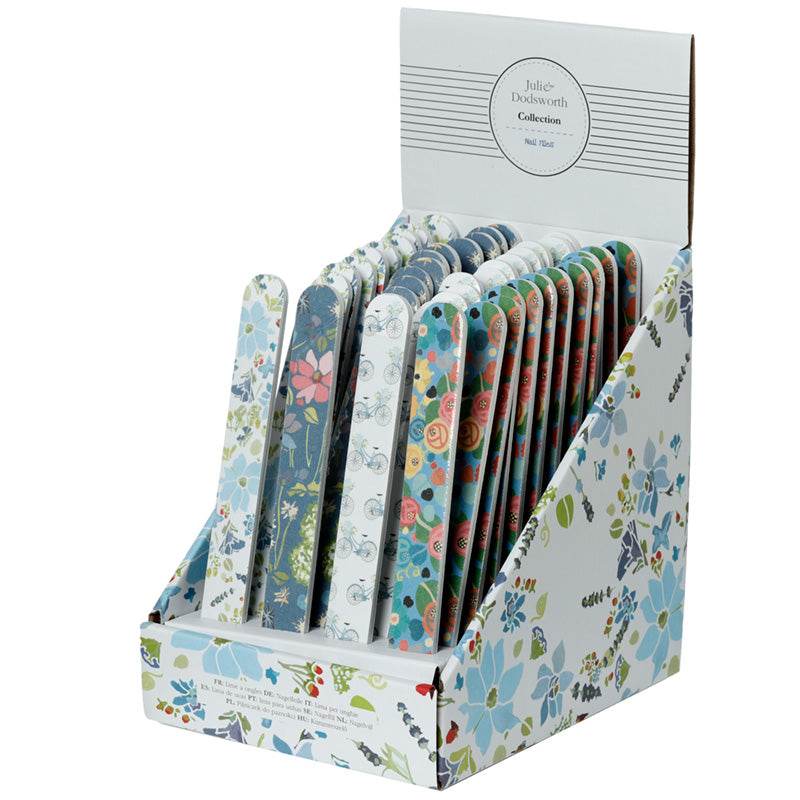 Julie Dodsworth Blue Botanical Nail File - Gift Arch