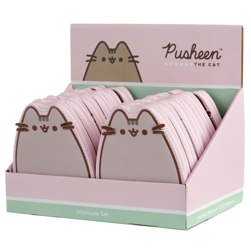 Pusheen the Cat Shaped 5 Piece Manicure Set - Gift Arch