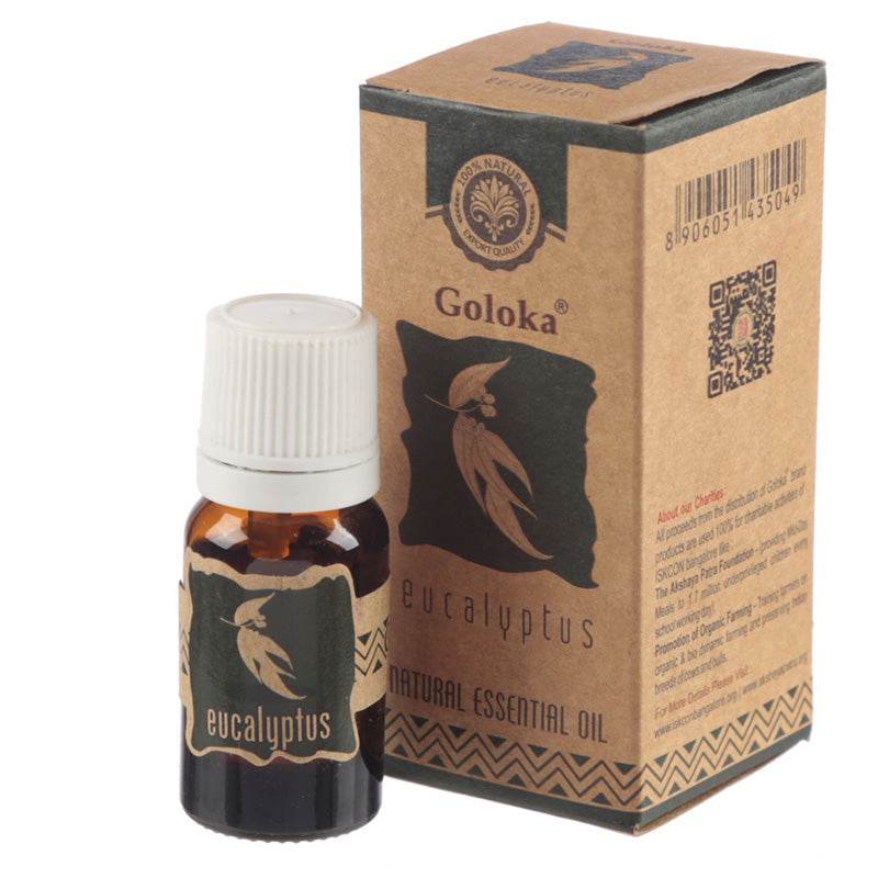 Goloka Eucalyptus Natural Essential Oil 10ml - Gift Arch