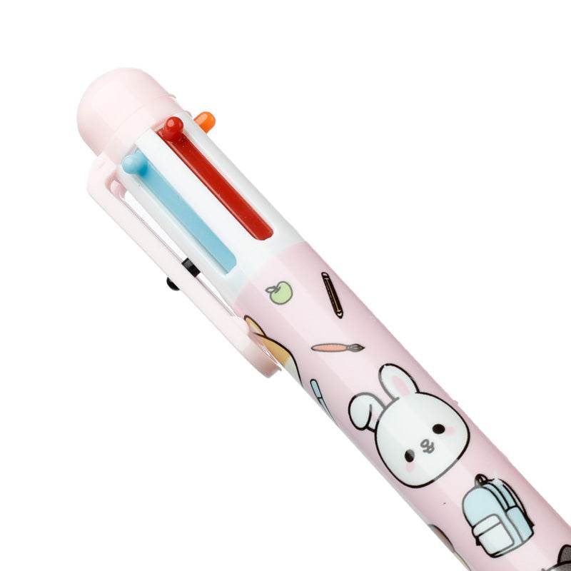 Adoramals Pets Multi Colour Pen (6 Colours) - Gift Arch