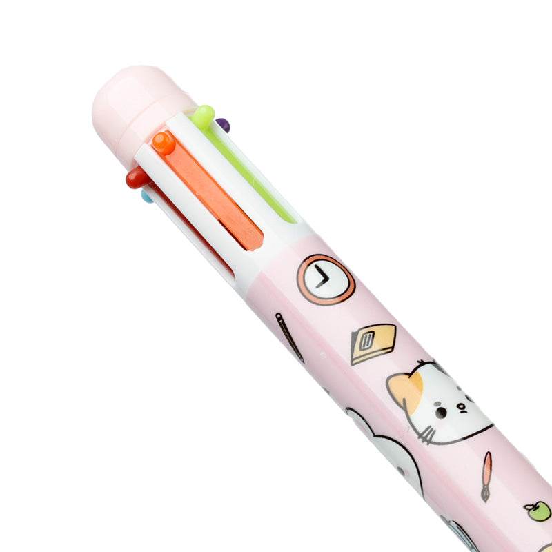 Adoramals Pets Multi Colour Pen (6 Colours) - Gift Arch