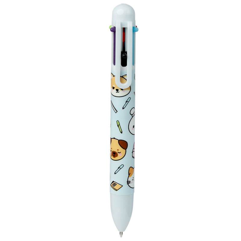 Adoramals Pets Multi Colour Pen (6 Colours) - Gift Arch