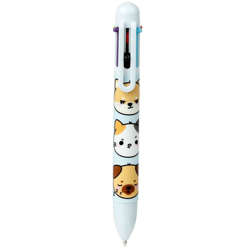 Adoramals Pets Multi Colour Pen (6 Colours) - Gift Arch