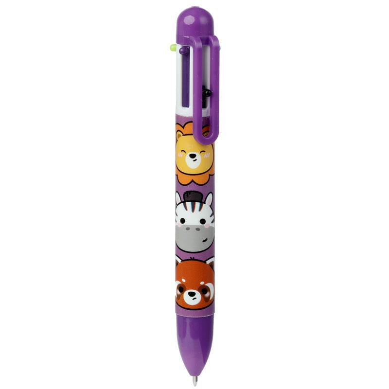 Adoramals Wild Multi Colour Pen (6 Colours) - Gift Arch