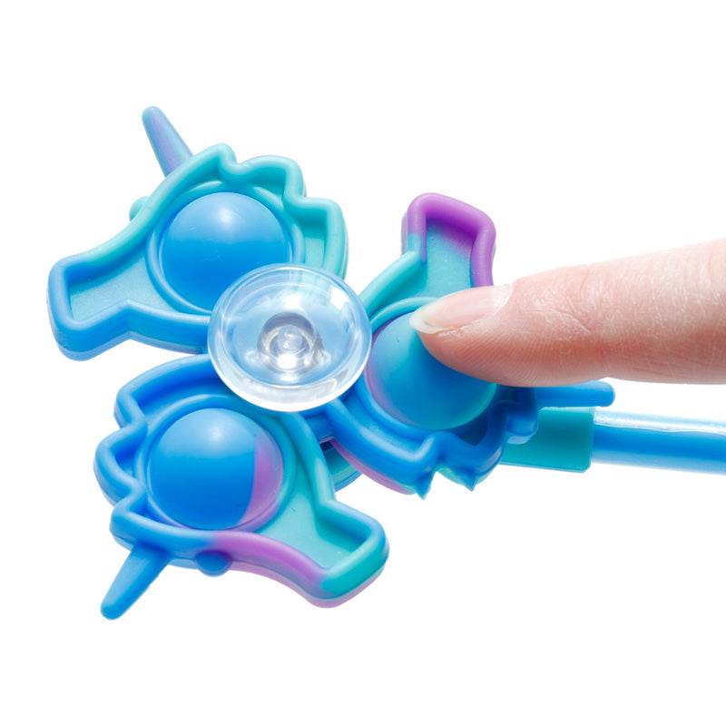 Dinosaur & Unicorn Pop Spinner Fidget Pen - Gift Arch