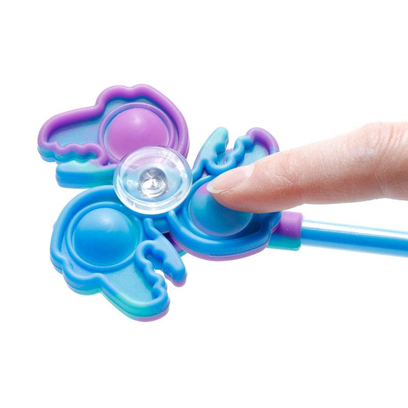 Dinosaur & Unicorn Pop Spinner Fidget Pen - Gift Arch