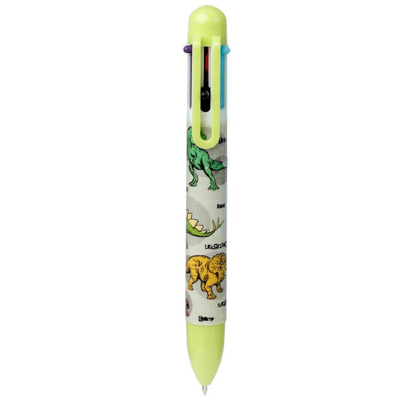 Dinosauria Multi Colour Pen (6 Colours) - Gift Arch