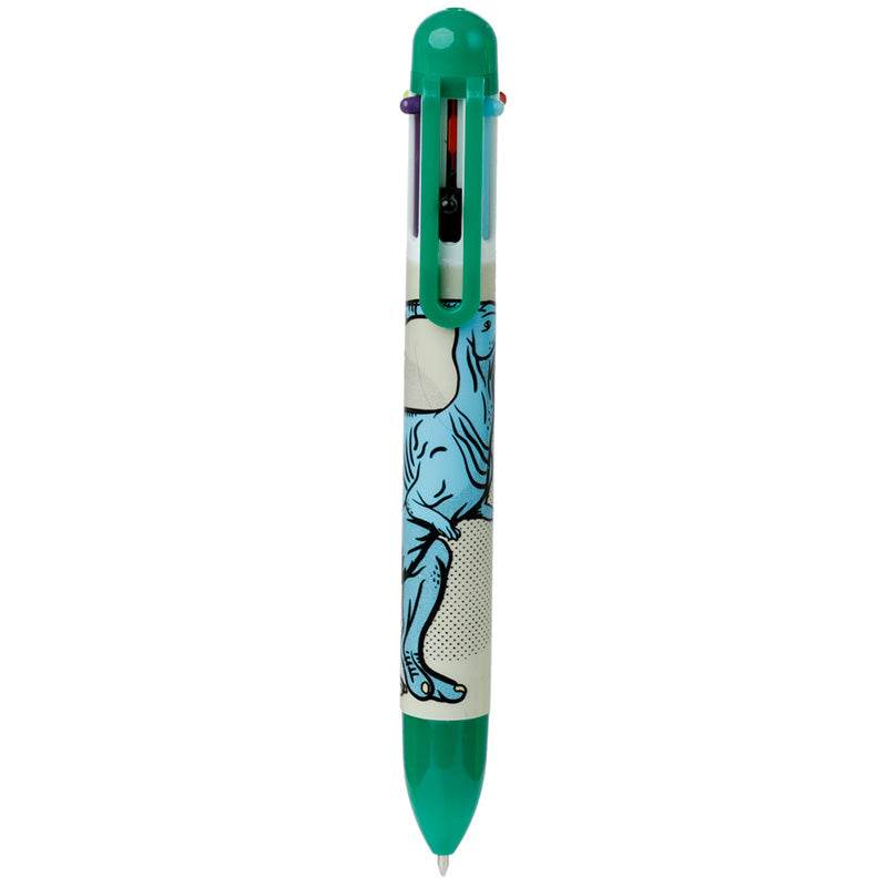 Dinosauria Multi Colour Pen (6 Colours) - Gift Arch