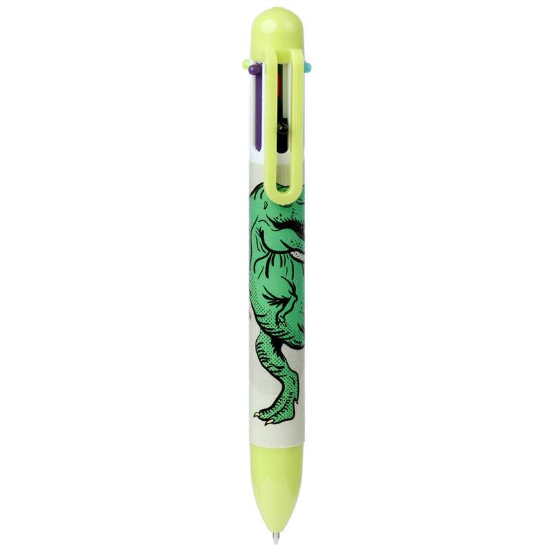 Dinosauria Multi Colour Pen (6 Colours) - Gift Arch