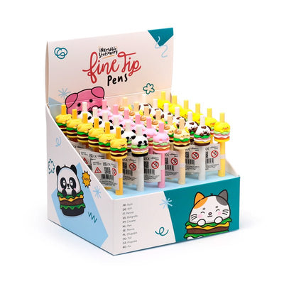 Foodiemals Cute Hamburger Fine Tip Pen - Gift Arch