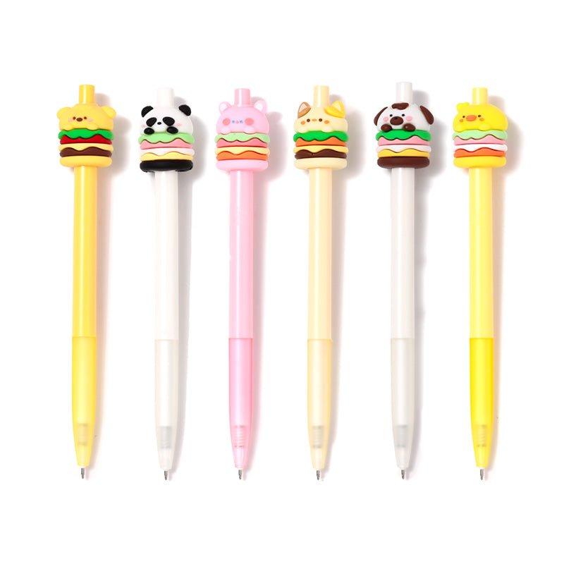 Foodiemals Cute Hamburger Fine Tip Pen - Gift Arch