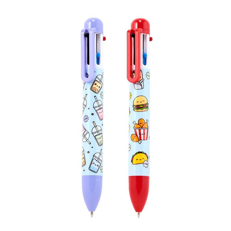 Foodiemals Multi Colour Pen (6 Colours) - Gift Arch