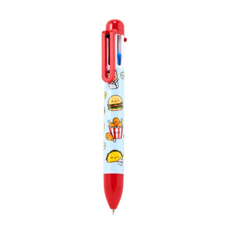 Foodiemals Multi Colour Pen (6 Colours) - Gift Arch
