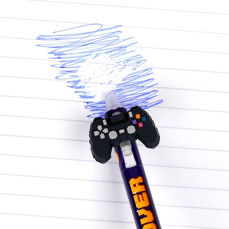 Game Over Inkredible Erasable Pen with PVC Game Controller Topper - Gift Arch