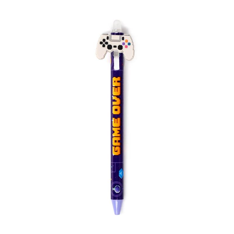 Game Over Inkredible Erasable Pen with PVC Game Controller Topper - Gift Arch