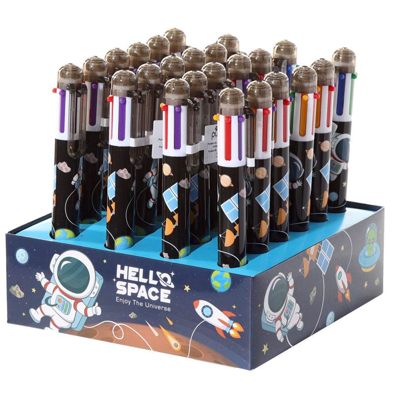 Hello Space Multi Colour Pen (6 Colours) - Gift Arch
