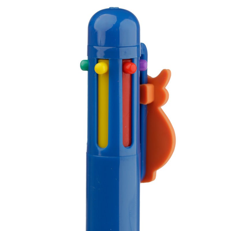 Highland Coo Multi Colour Pen with Cow with Charm (6 Colours) - Gift Arch