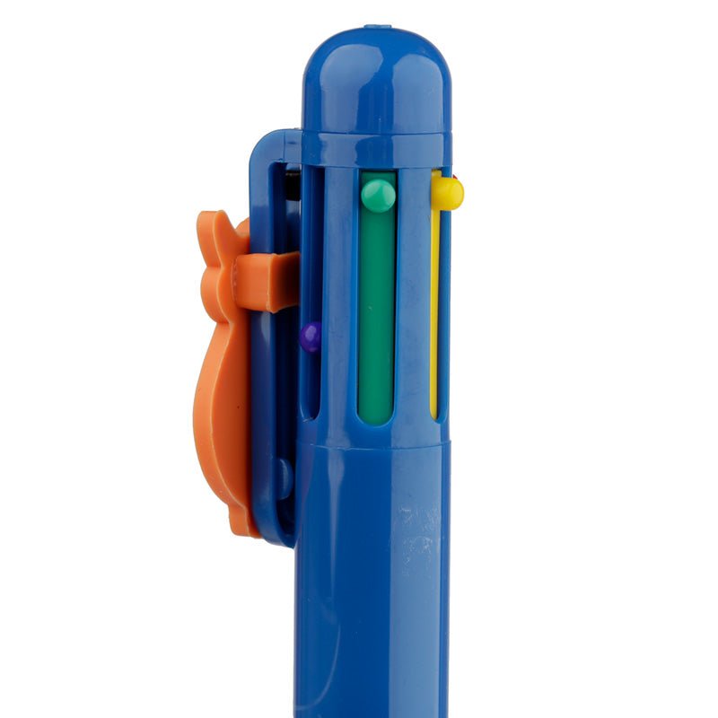 Highland Coo Multi Colour Pen with Cow with Charm (6 Colours) - Gift Arch