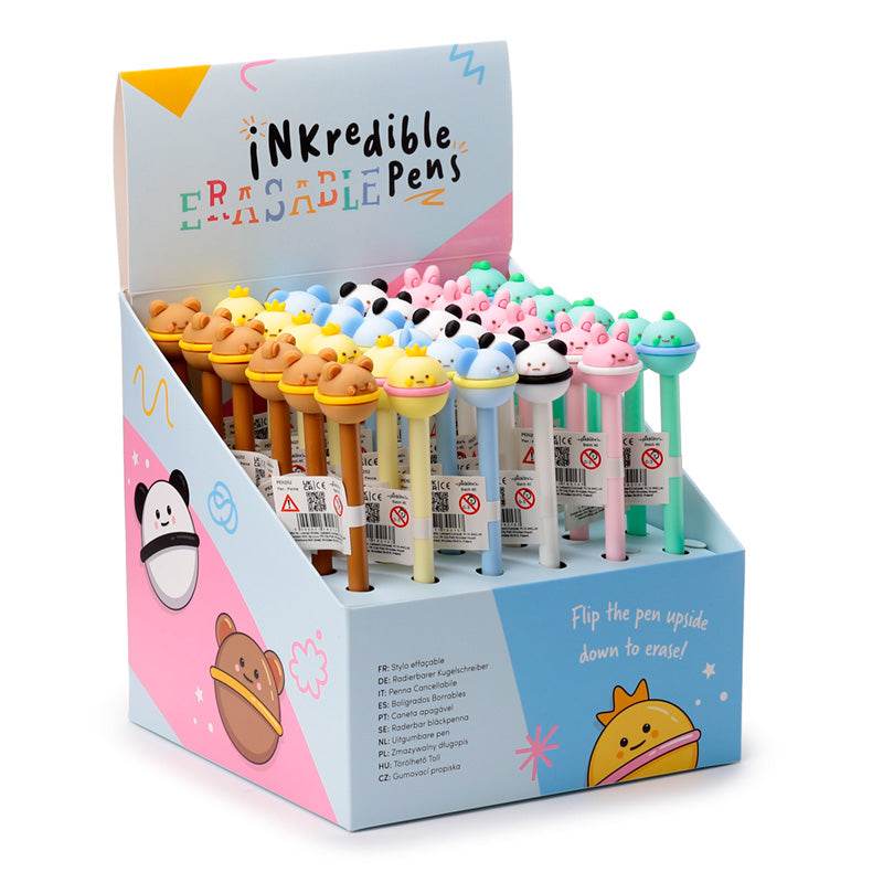 Inkredible Erasable Pen with Cute Animal Topper - Gift Arch