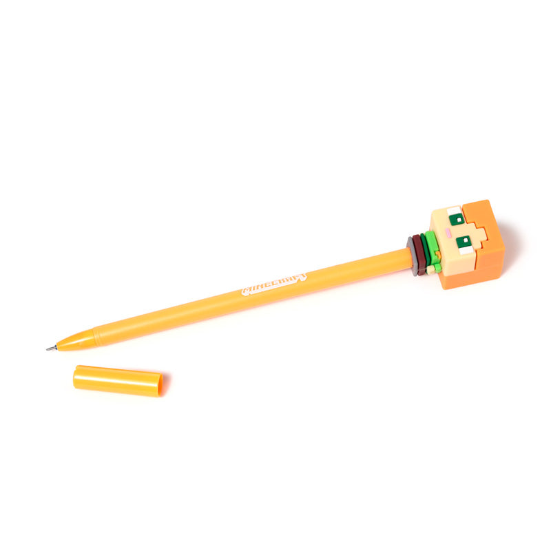 Inkredible Erasable Pen with Minecraft Chibi Style Silicone Topper - Gift Arch