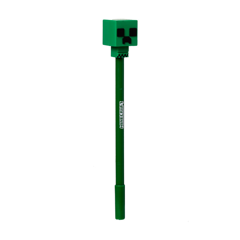 Inkredible Erasable Pen with Minecraft Chibi Style Silicone Topper - Gift Arch