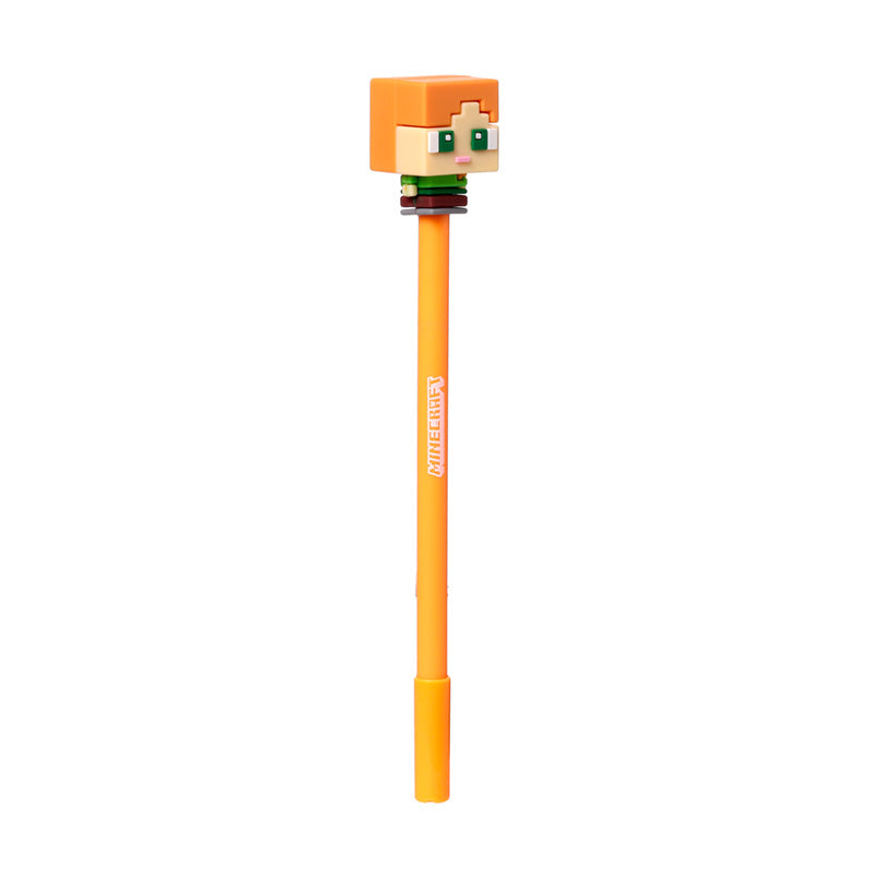 Inkredible Erasable Pen with Minecraft Chibi Style Silicone Topper - Gift Arch