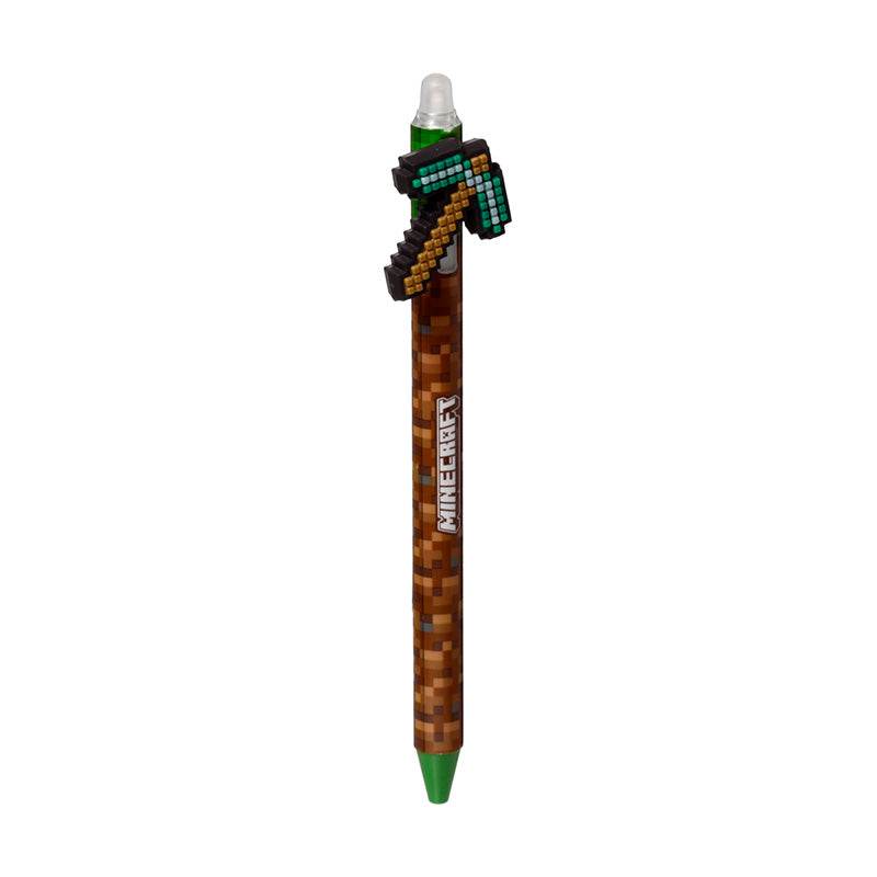 Inkredible Erasable Pen with Minecraft Tools Silicone Topper - Gift Arch