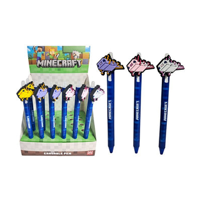 Inkredible Erasable Pen with PVC Minecraft Topper - Gift Arch