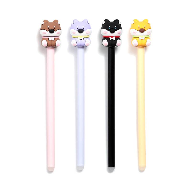 Inkredible Erasable Pen with Shiba Inu Dog Topper - Gift Arch