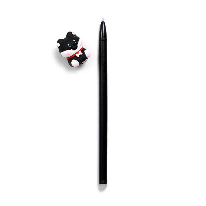 Inkredible Erasable Pen with Shiba Inu Dog Topper - Gift Arch