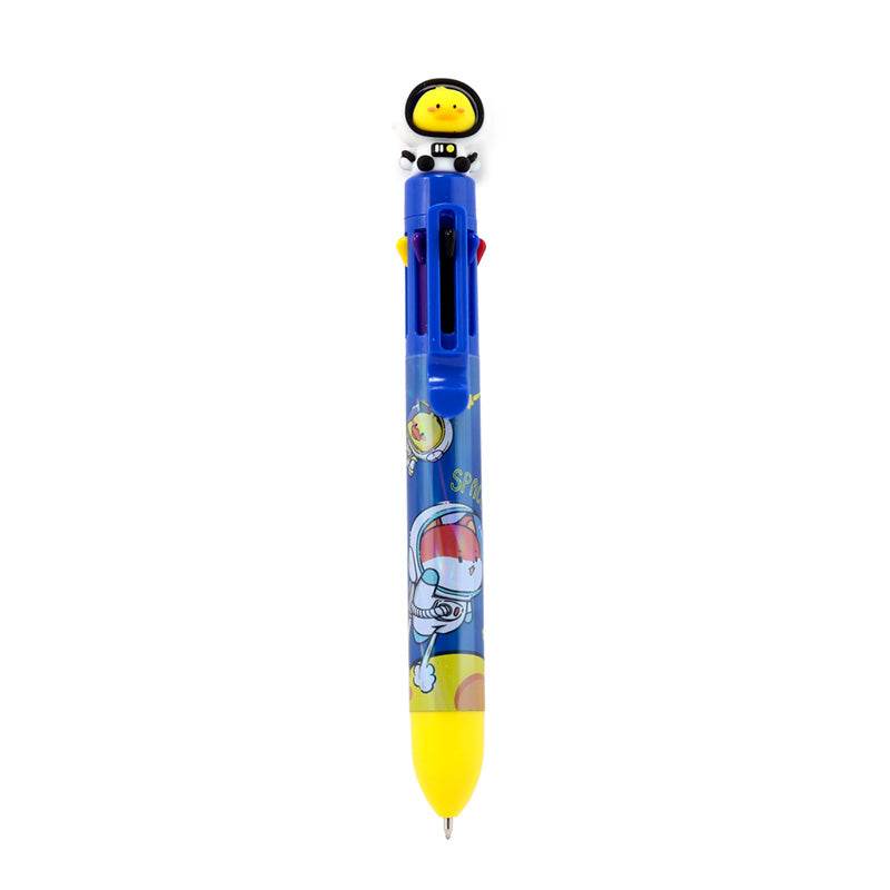 Space Team Multi Colour Pen with Topper (8 Colours) - Gift Arch