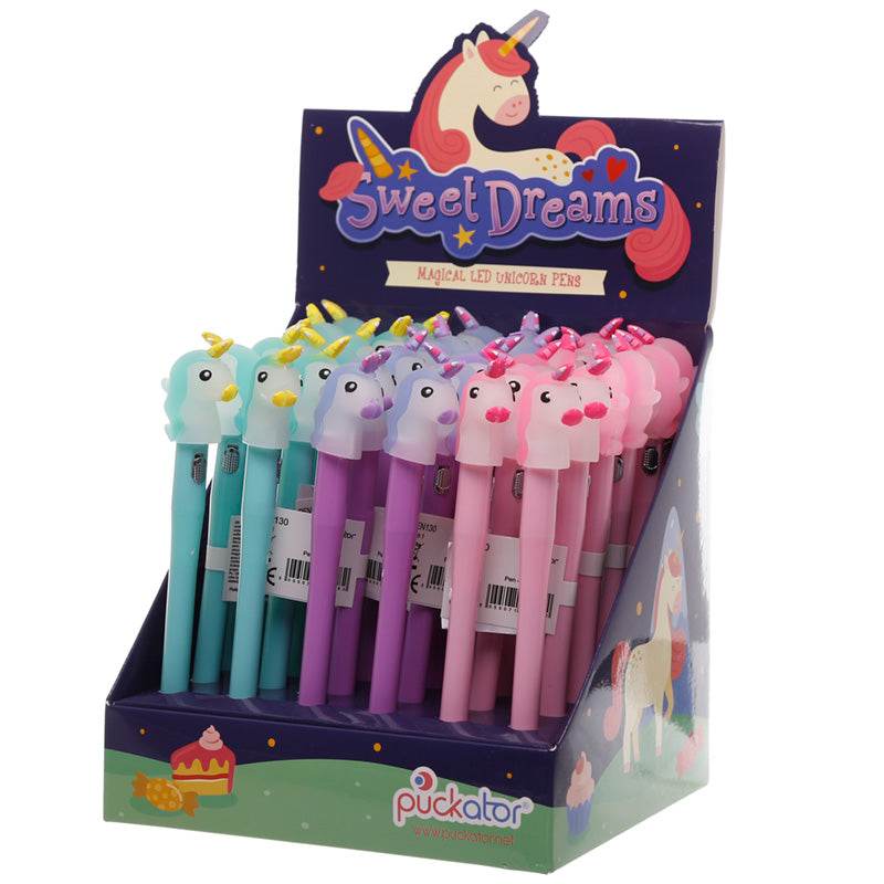 Sweet Dreams LED Unicorn Fine Tip Pen - Gift Arch