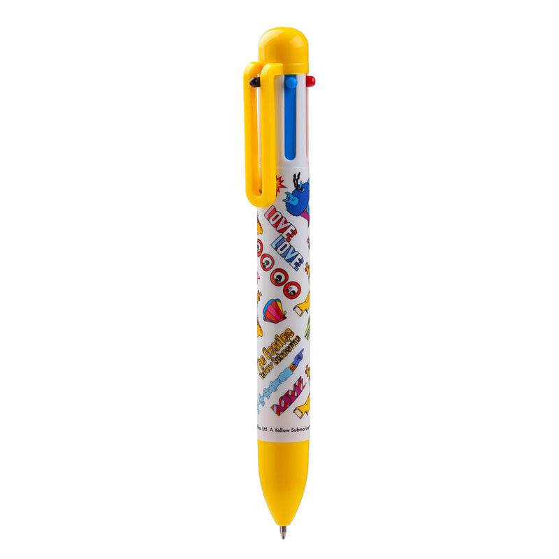 The Beatles Yellow Submarine Multi Colour Pen (6 Colours) - Gift Arch