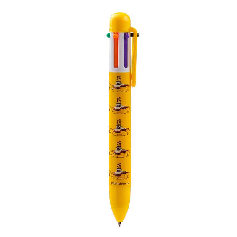 The Beatles Yellow Submarine Multi Colour Pen (6 Colours) - Gift Arch